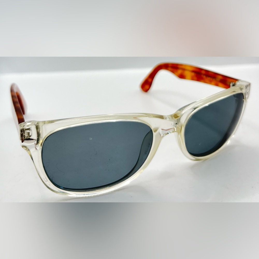 Max Cole Brown Translucent Oval Sunglasses Frames Only